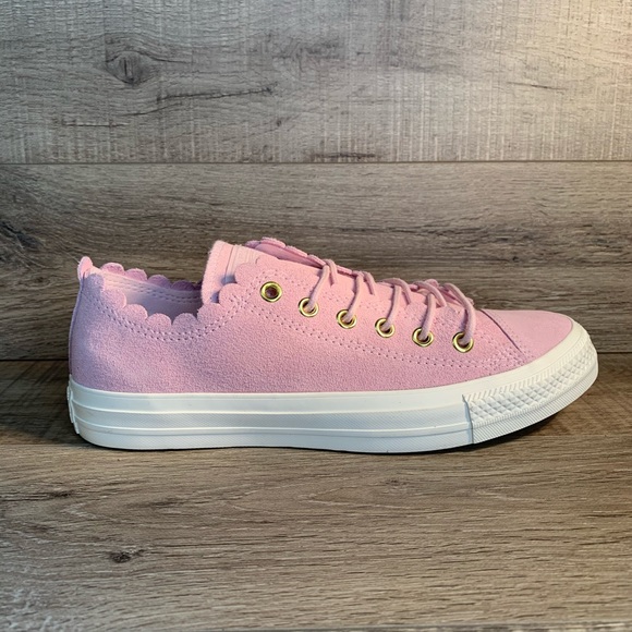 Converse CTAS Ox Pink Foam/ Gold/ Egret Sneakers - Picture 2 of 4